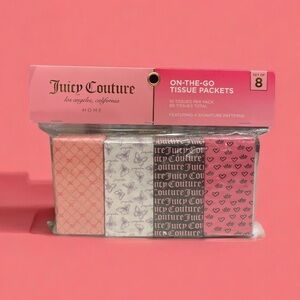 🍒💗 Juicy Couture Tissue Packets - on-the-go Travel Tissues Y2K stocking stuffers
